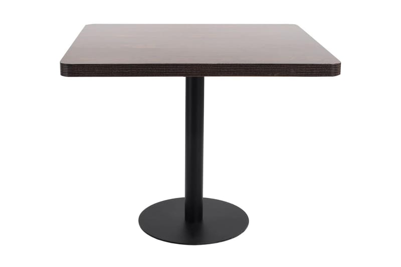 Bistrobord mörkbrun 80X80 cm MDF - Brun - Cafebord - Balkongbord