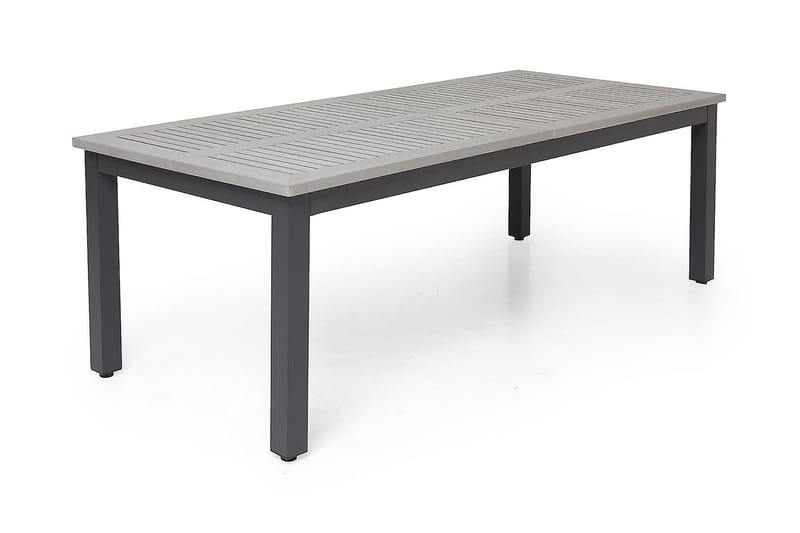 Monaco Förlängningsbart Matbord 220-280x100 cm - Svart/grå - Matbord utomhus