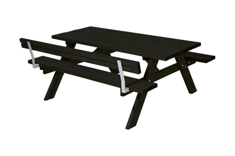 Bord- och bänkset med 1 ryggstöd - Picknickbord & bänkbord