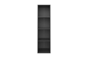 Bokhylla/TV-bänk svart 36x30x143 cm spånskiva