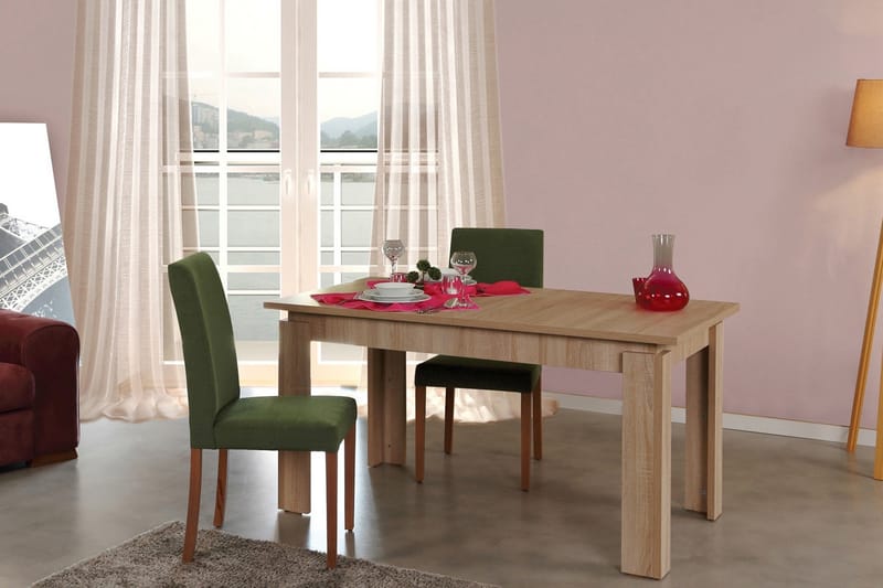 Comfortale Matbord Förlängningsbart - Brun - Matbord & köksbord