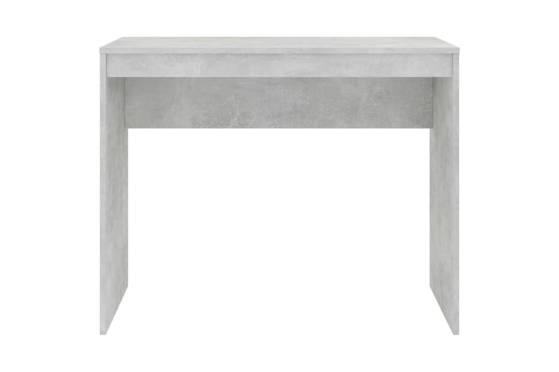 Skrivbord betonggrå 90x40x72 cm spånskiva - Grå - Skrivbord