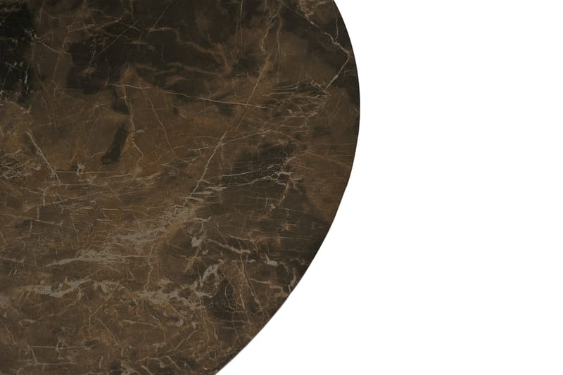 Vanduyne Soffbord 100 cm Runt - Keramik/Glas/Brun/Svart - Soffbord
