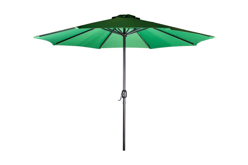 Parasoll BAHAMA D27m med vev färg: silver/grönt - Grön/Svart - Parasoll