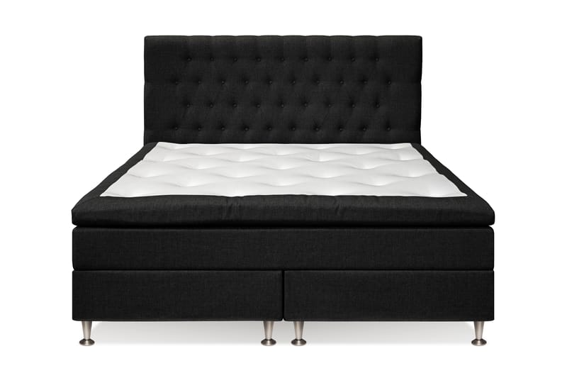 Meja Sängpaket 180x200 cm - Svart - Dubbelsäng - Komplett sängpaket - Kontinentalsäng