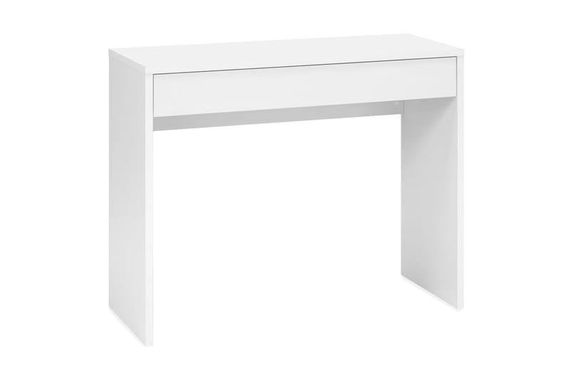 FMD Skrivbord med bred låda 100x40x80 cm vit - Vit - Skrivbord