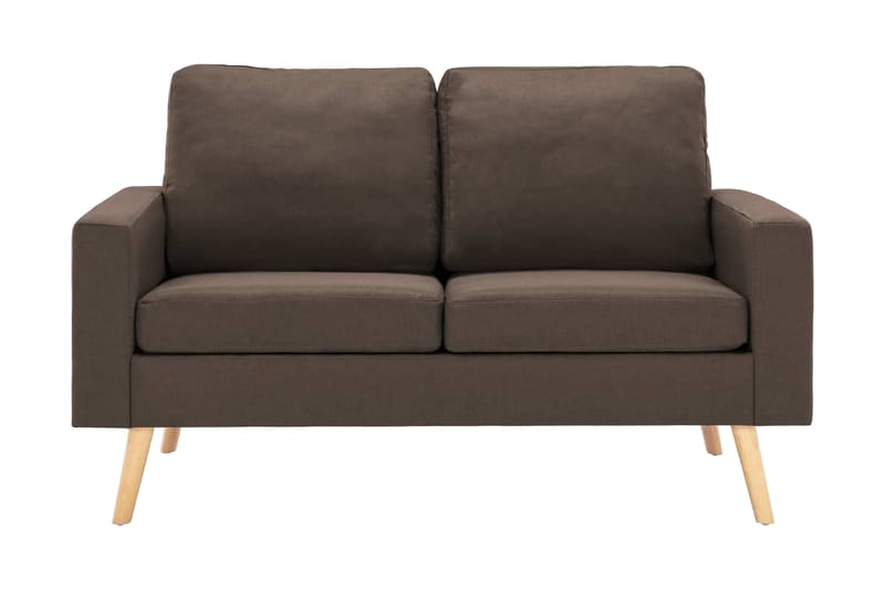 2-sitssoffa brun tyg - Brun - 2 sits soffa