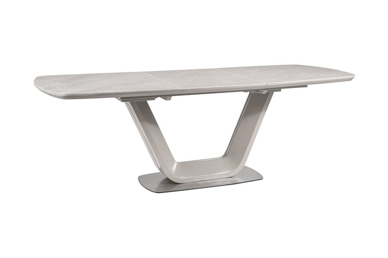 Ventera Förlängningsbart Matbord 160 cm - Keramik/Grå - Matbord & köksbord