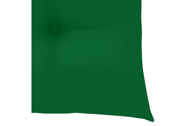 Stolsdynor 2 st grön 50x50x7 cm tyg - Grön - Sittdynor & ryggdynor utemöbler
