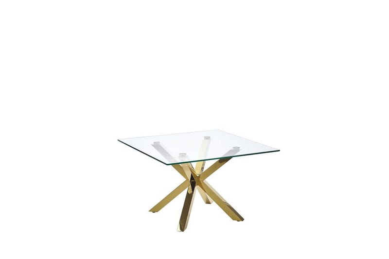 Soffbord genomskinlig/guld STARLIGHT - Guld - Soffbord