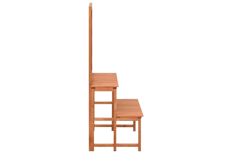 Växtställ med spaljé 70x42x115 cm massivt granträ - Brun - Inredning - Kruka & ytterkruka