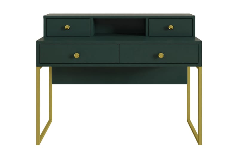 Tavish Skrivbord 120 cm - Grön/Guld - Skrivbord