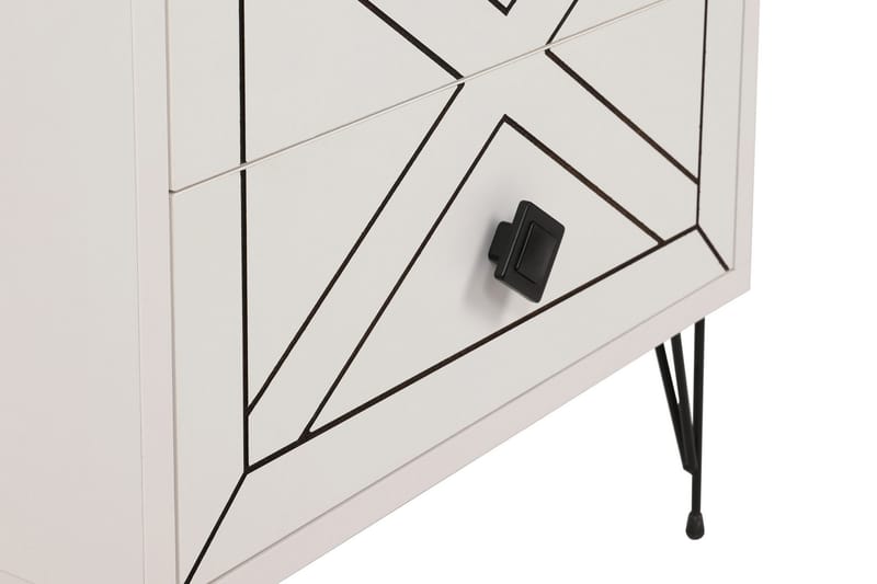 Dasina Sängbord 50 cm - Vit - S�ängbord & nattduksbord