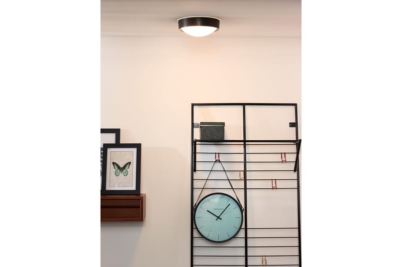 Lex Plafond 25 cm Rund Svart - Lucide - Plafond - Vardagsrumslampa - Sovrumslampa