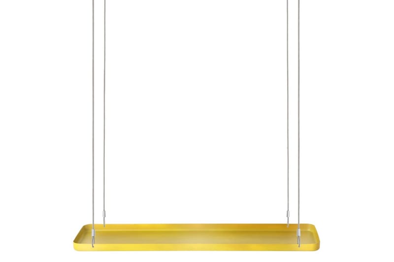 Esschert Design Hängande växtbricka rektangulär guld L - Guld - Hängande kruka och ampel kruka