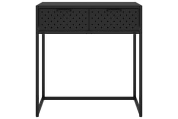 Konsolbord svart 72x35x75 cm stål