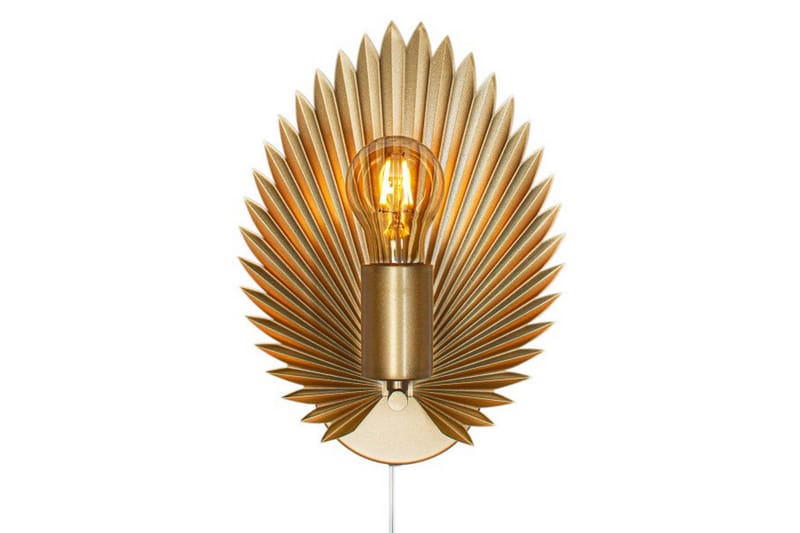 Aruba Vägglampa Guld - By Rydéns - Sänglampa vägg - Vägglampa - Väggarmatur - Sovrumslampa