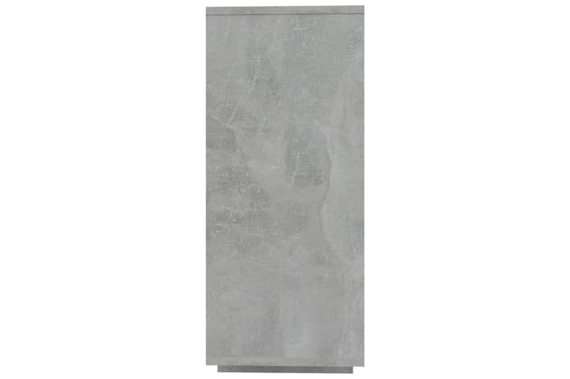 Skänk betonggrå 120x30x75 cm spånskiva - Grå - Sideboard & skänk