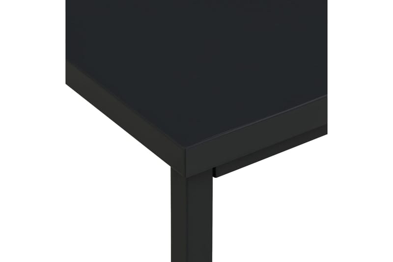 Skrivbord med lådor industriell svart 105x52x75 cm stål - Svart - Skrivbord