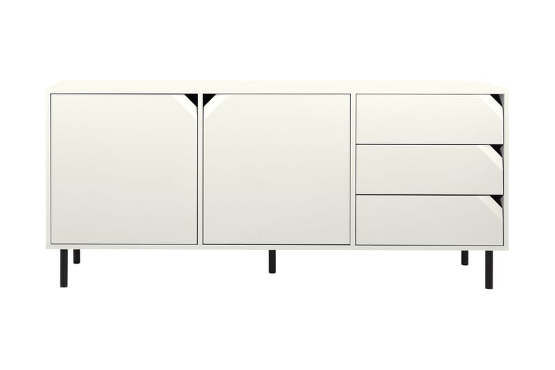 Corner Sideboard 176,5 cm - Vit - Sideboard & skänk