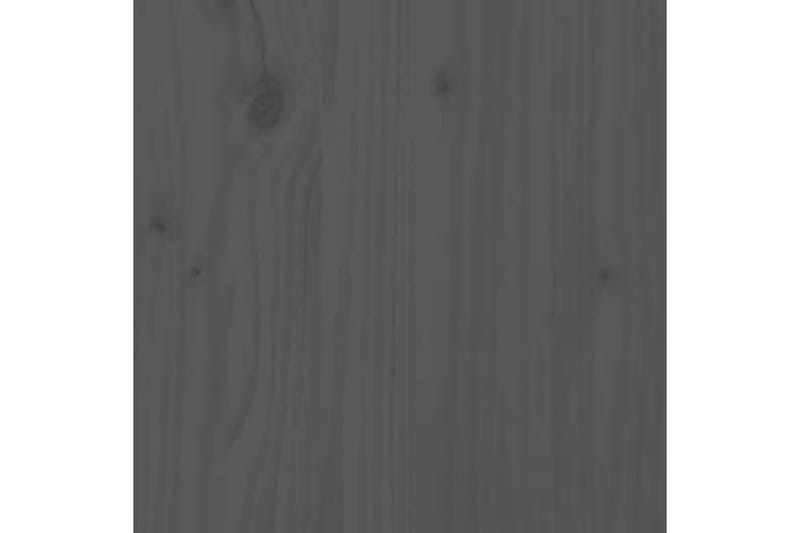 Väggskåp 2 st grå 30x30x60 cm massiv furu - Grå - Vägghylla