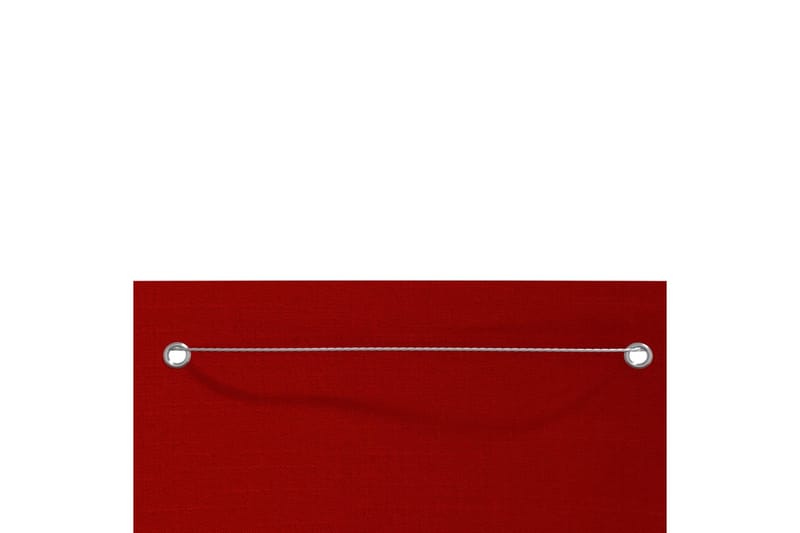Balkongskärm röd 160x240 cm oxfordtyg - Röd - Balkongskydd & insynsskydd balkong