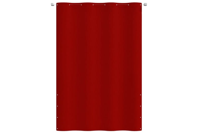 Balkongskärm röd 160x240 cm oxfordtyg - Röd - Balkongskydd & insynsskydd balkong