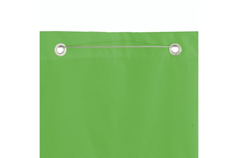 Balkongskärm ljusgrön 80x240 cm oxfordtyg - Ljusgrön - Balkongskydd & insynsskydd balkong