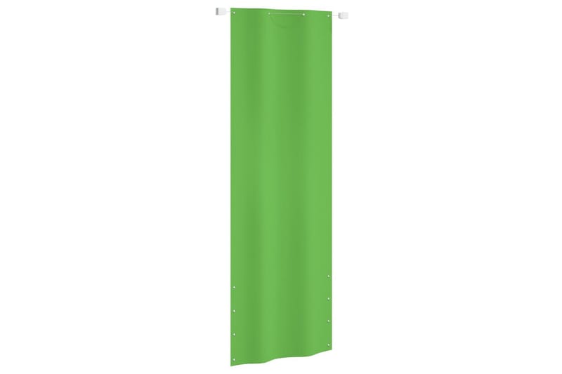 Balkongskärm ljusgrön 80x240 cm oxfordtyg - Ljusgrön - Balkongskydd & insynsskydd balkong