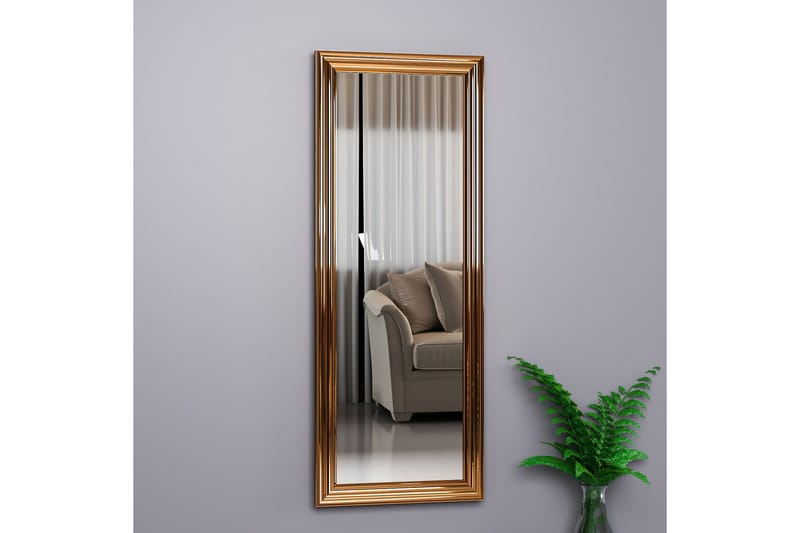 Rube Spegel 40 cm Rektangulär - Brons - Väggspegel - Hallspegel