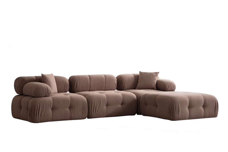 Bengul Divansoffa 3-sits - Ljusbeige - Divansoffor & schäslongsoffa - 4 sits soffa med divan