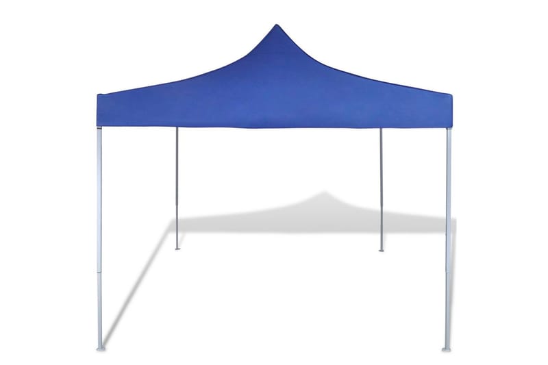 Blått hopfällbart tält 3x3 m - Blå - Paviljongtak