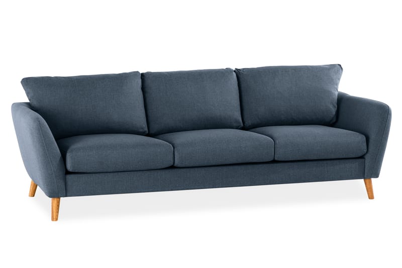 Trend 3-sits Soffa - Blå - 3 sits soffa