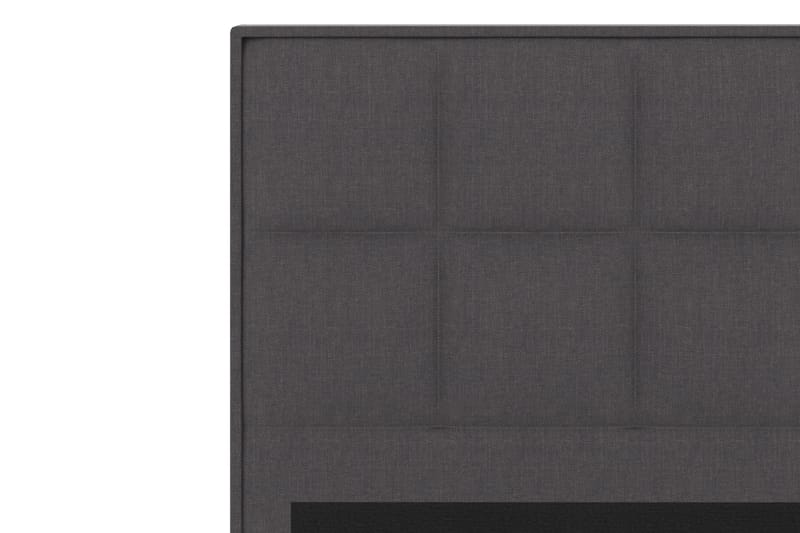Select Rutig Sänggavel 160 cm - Mörkgrå - Sänggavlar & huvudgavlar