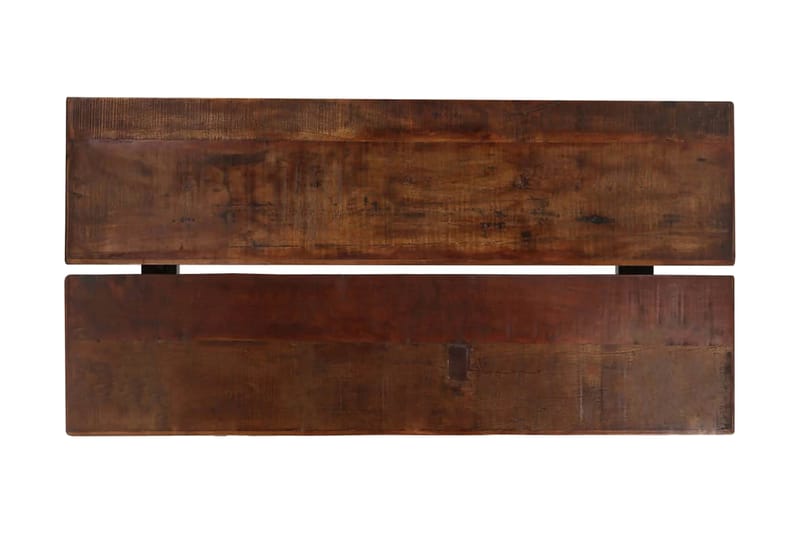 Barbord massivt återvunnet trä mörkbrunt 150x70x107 cm - Brun - Barbord & ståbord