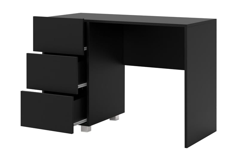 Tessan Skrivbord 110 cm med Förvaring - Vit - Skrivbord