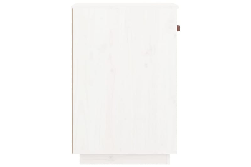 beBasic Skrivbordsskåp vit 40x50x75 cm massiv furu - White - Förvaring - Småförvaring