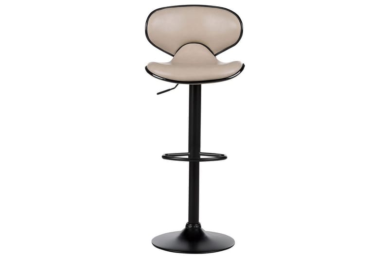 Svängbar stol Conway set om 2 Beige-Svart - Beige-Svart - Möbler - Bord & matgrupper