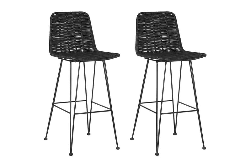 Barstol Cassita set om 2 Svart - Svart - Möbler - Bord & matgrupper