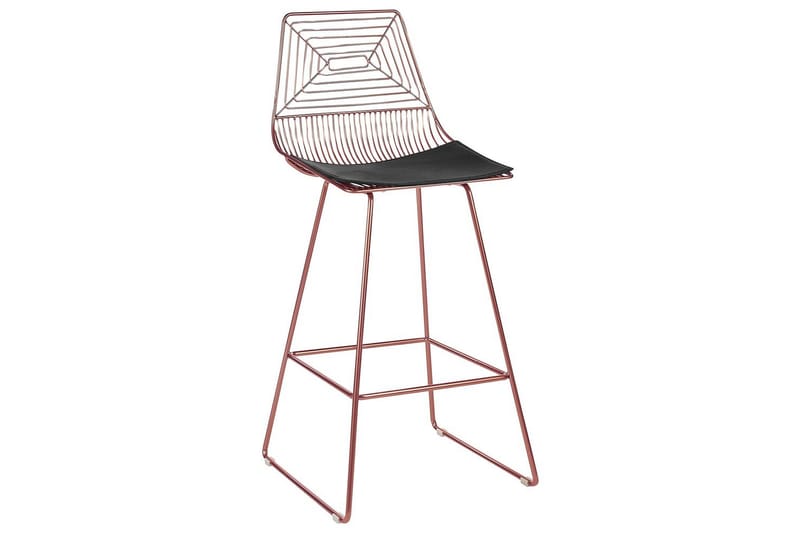 Barstol Bisbee set om 2 Rose Guld-Svart - Rose Guld-Svart - Möbler - Bord & matgrupper