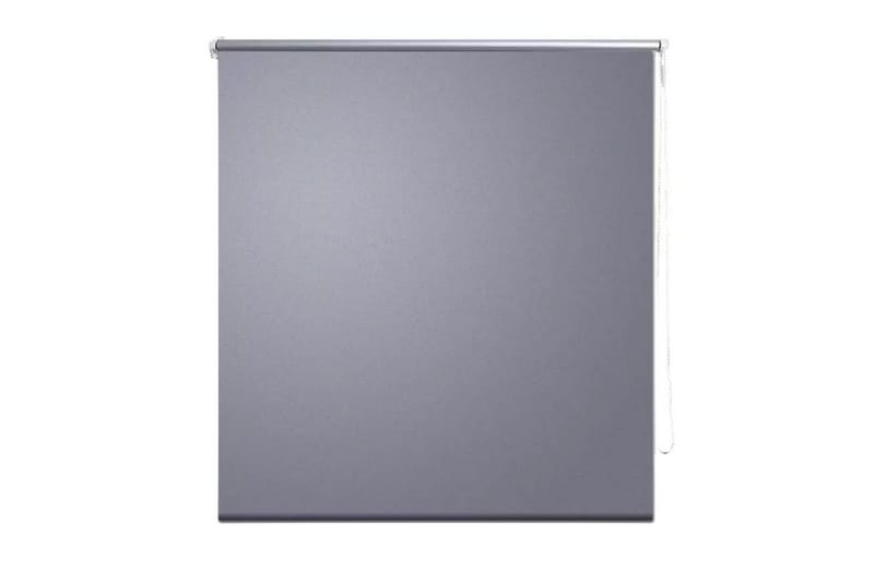 Rullgardin grå 120x175 cm mörkläggande - Grå - Rullgardin