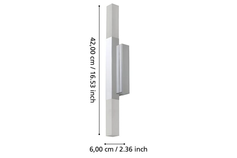 Spegelbelysning Eglo Alcudia Krom Satinerad - Krom - Belysning & el - Badrumsbelysning