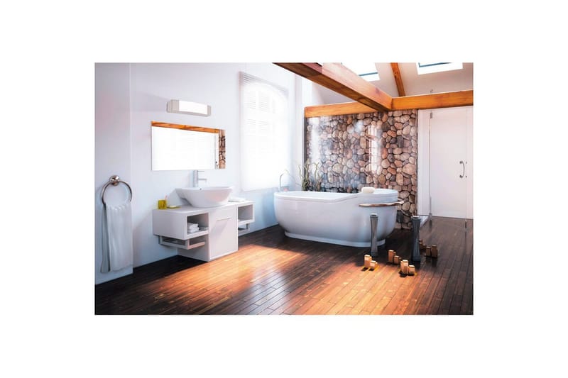 Spegelbelysning Eglo Siderno 350 mm - Silver - Belysning & el - Badrumsbelysning