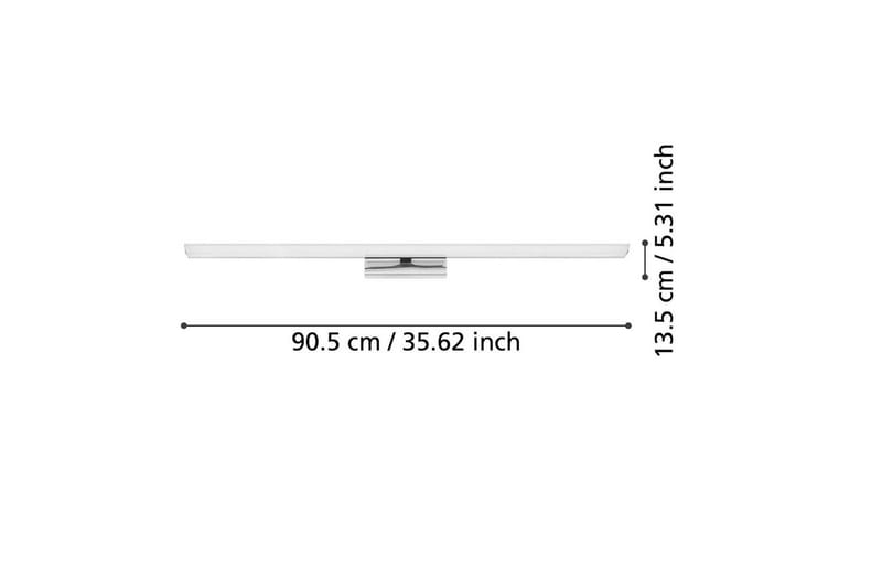 Spegelbelysning Eglo Tabiano-Z 905 mm - Vit/Krom - Belysning & el - Badrumsbelysning