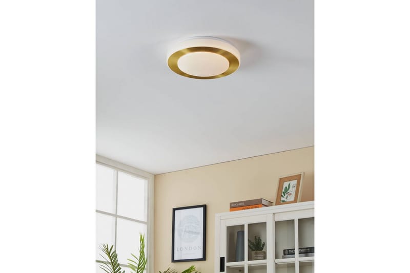 Taklampa Eglo Led Carpi - Vit/Mässing - Belysning & el - Badrumsbelysning