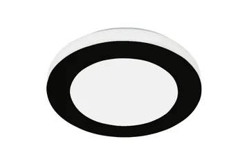 Vägg-/Taklampa Eglo Led Carpi 300 mm, Svart, Vit - Vit/Svart - Belysning & el - Badrumsbelysning - Badrumslampa tak