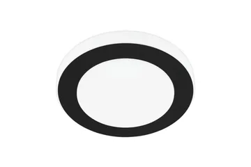 Vägg-/Taklampa Eglo Led Carpi 300 mm, Svart, Vit - Vit/Svart - Belysning & el - Badrumsbelysning - Badrumslampa tak