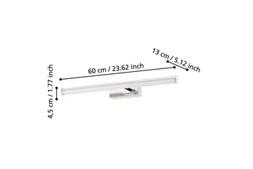 Vägglampa Eglo Vadumi 600 mm - Vit/Krom - Belysning & el - Badrumsbelysning