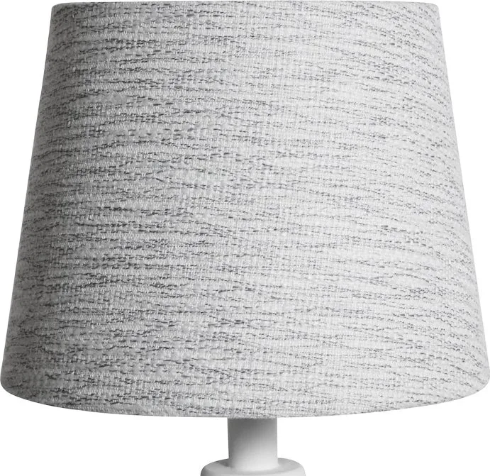 Lampskärm Rund i Grovt Linne 18x23x18 cm, Ljus