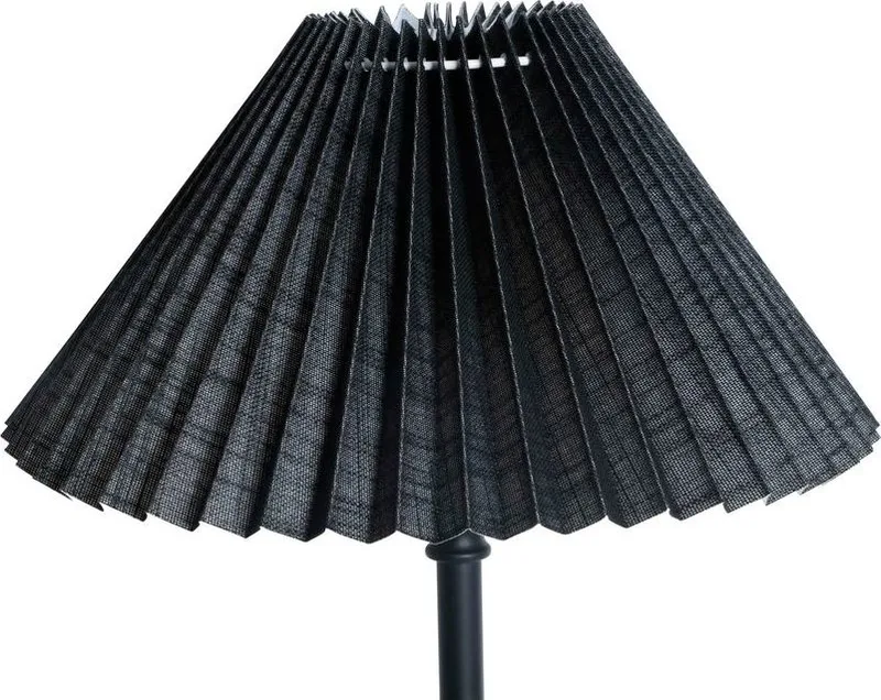 Lampskärm Veck Ø10/40/H22 cm, Svart